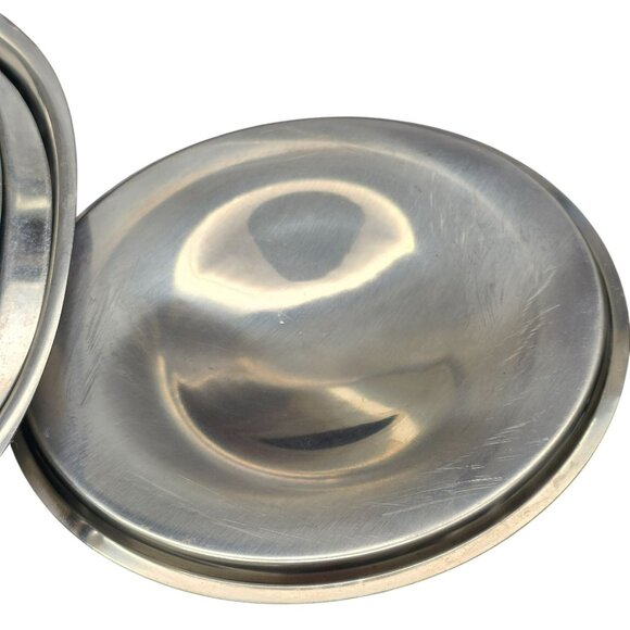 Gense and Vintage Stainless Steel Serving Platter & Cover Lot JJ3960 - Picture 7 of 11